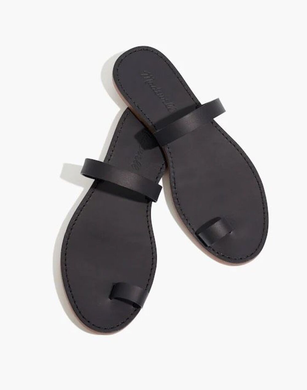 Madewell The Boardwalk Bare Slide Sandals Black Minimalist  Contemporary Size 10